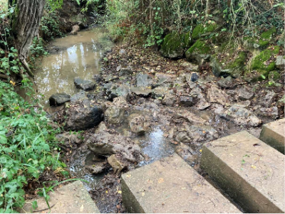 Passage à gué sur le Jauzou – campus IMT Mines Albi